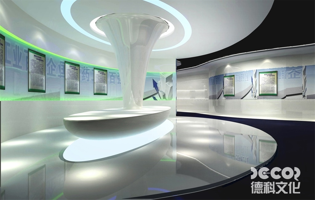 在生物科技展廳設(shè)計(jì)中，如何有效地展示生物科技的復(fù)雜概念？